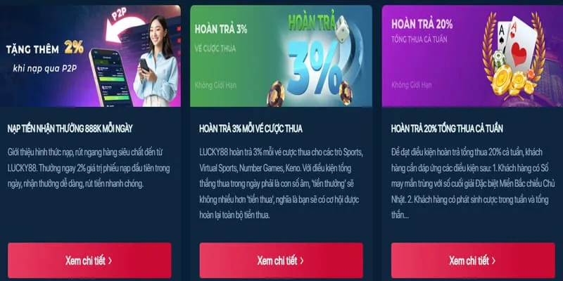 Tận dụng ưu đãi 123b tặng 88k